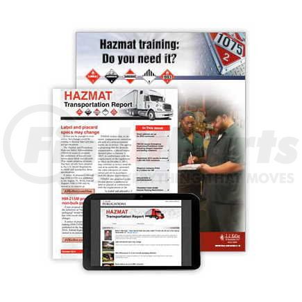 22725 by JJ KELLER - HAZMAT Transportation Report - Print & 1 Poster per Month, 1-Yr. Subscription