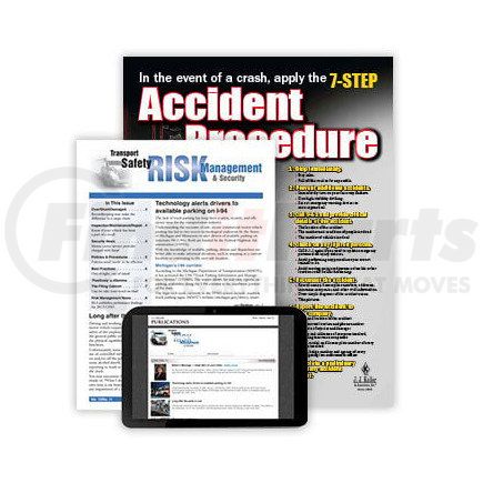 23974 by JJ KELLER - Transport Safety Risk Management & Security Newsletter - Print & 1 Poster per Month, 1-Yr. Subscription