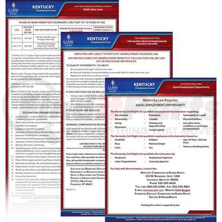 JJ Keller 25121 Kentucky & Federal Electronic Labor Law Poster Management Service - Basic 1-Year Electronic Poster Management