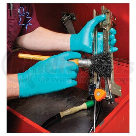 JJ Keller 42473 Ansell Touch N Tuff Premium Powder-Free Nitrile Industrial Gloves - Large, Sold in Boxes of 100