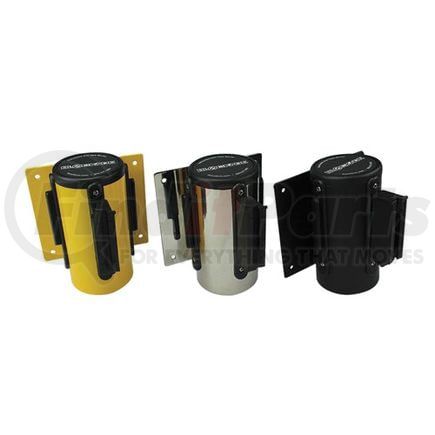 47827 by JJ KELLER - Blockade Wall-Mount Barriers - Steel, Black Case, Black Belt