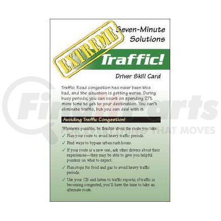 7906 by JJ KELLER - Extreme 7-Minute Solutions II: Traffic! - Skill Cards - Traffic - Skill Cards
