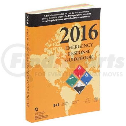 JJ Keller 47041 2020 Emergency Response Guidebook (ERG) - 2016 Standard Size, Softbound (English)