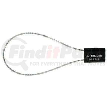JJ Keller 3076 AluLock™ 2.5 mm Cable Seals - 0.09" Diameter Cable, Black - Stock