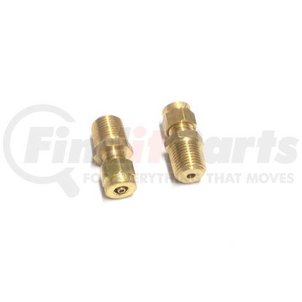 89450 by TECTRAN - Transmission Air Line Fitting - Brass, 5/32 in. Tube, 1/8 in. Thread, Male Connector