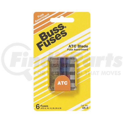 AK-6 by BUSSMANN FUSES - ATC Asst.