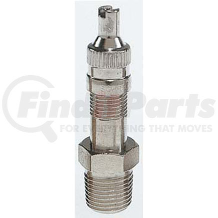 TV-399 by HALTEC - Air Tank Valve - 1-5/16" Overall Length, 7/16" Hex Size, 1/8" NPT Thread