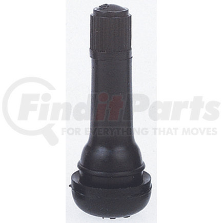 TV-413 by HALTEC - Tire Valve Stem - Snap-in, Rubber Sleeve, 0.453" Valve Hole, 1.25" Effective Length