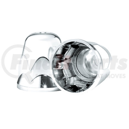 H-181 by HALTEC - Wheel Lug Nut Cover - Hug-A-Lug, Chrome, 27-31 mm, For 33mm Hex Flange Nut