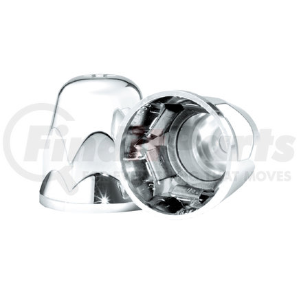 H-180 by HALTEC - Wheel Lug Nut Cover - Hug-A-Lug, Chrome, 0.886"- 1.0", For 33mm Hex Flange Nut