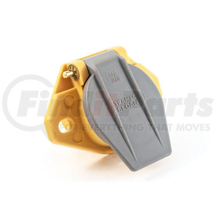 38705 by TRAMEC SLOAN - ISO Style Two Hole Receptacle, 180-Degree Connection, Solid Pin