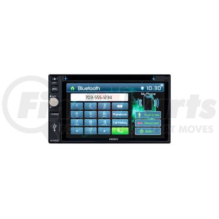 Truckspec VX3022 Jensen - 6.2" A/V Receiver w/ DVD, Bluetooth(R), USB, AV Input