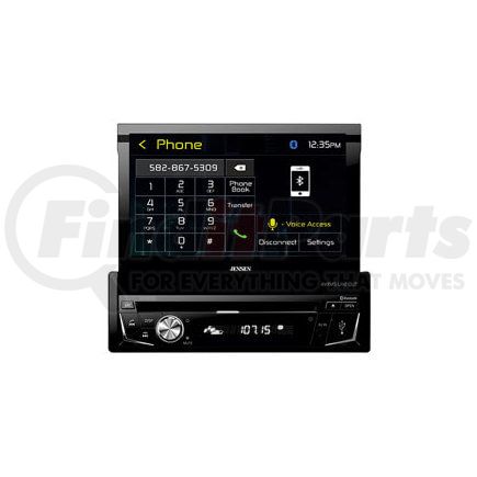Truckspec VX3016 Jensen - 7" 1-DIN A/V Receiver with DVD and Bluetooth® Technology