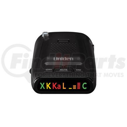 DFR1 by UNIDEN - Radar Detector, Long Range, with Icon Display/DC Charging Cable/Suction Mount