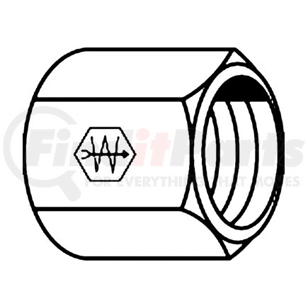 7105X5 by WEATHERHEAD - 7105x Series Spare Part Nut