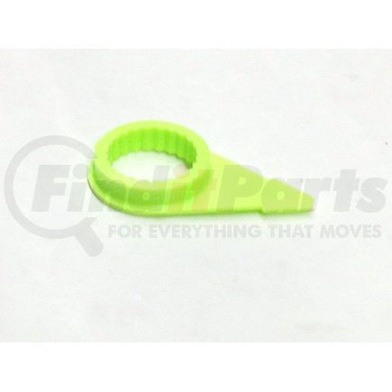 63151 by TECTRAN - Wheel Nut Indicator - 13/16 inches Nut, "E" Model Letter, Neon Yellow