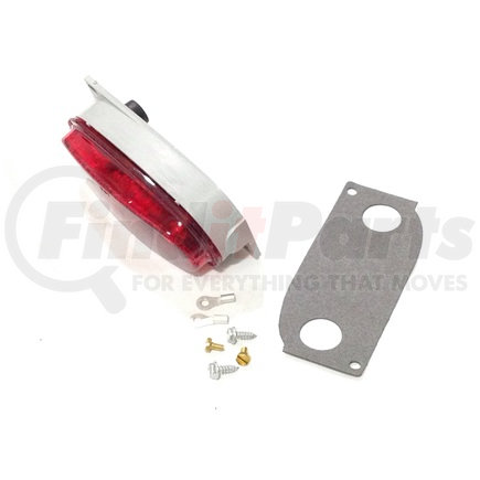 211205 by BETTS HD - 200V Series Clearance/Side Marker Light - Red LED w/ (1) 1/4 NPT Rear Entrance Mult-volt