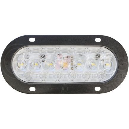 V822C-7 by PETERSON LIGHTING - 821C-7/822C-7 LumenX® Oval LED Back-Up Light, PL3 - Clear, Flange Mount Kit