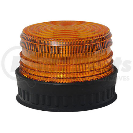 211R-12V-A by STAR SAFETY TECHNOLOGIES - C2 LED warning beacon,  , rubber base, perm. mount on two studs on 4 ⅛” centers, 10-30V