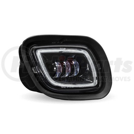 TLED-H36 by TRUX - Freightliner Cascadia LED Fog/Driving Light - 3000 Lumens (6 Diodes) - Black Raven Driver Side