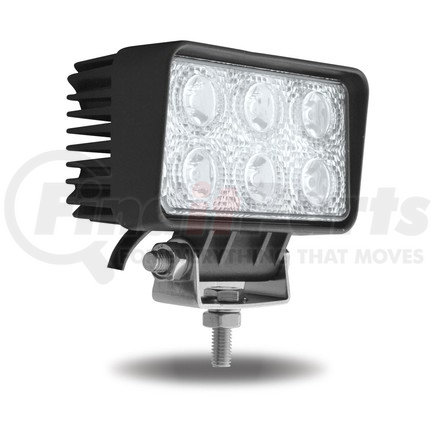 TLED-U45 by TRUX - 2.5" x 4.5" Mini Rectangular LED Spot Work Lamp (6 Diodes | 1000 Lumens)