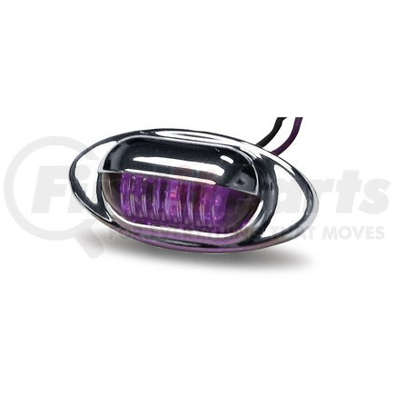 TB-C7P by TRUX - Purple License Plate & Step LED Light