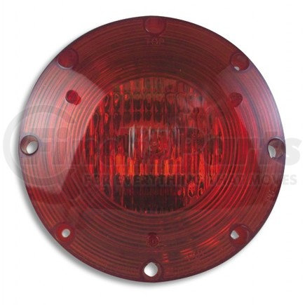 0C11-1183-00 by WELDON TECHNOLOGIES - Lens/Reflector, Red, 1080 Series Warning Lamps