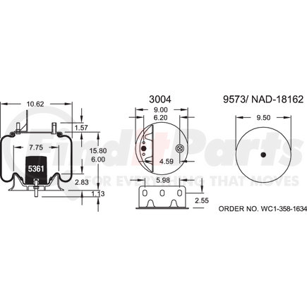 W013588817 by FIRESTONE - AIR SPRING