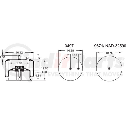 W01-358-8632 by FIRESTONE - AIR SPRING