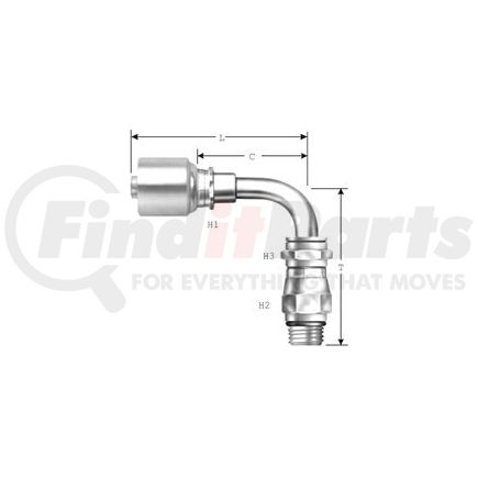 Gates G25136-0808 Hydraulic Hose OBSOLETE