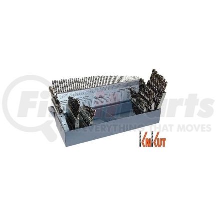 115KK5 by R W THOMPSON INC - KnKut 115 Piece Jobber Length Drill Bit Set Numbers, Letters, Fractions