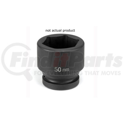 4042M by GREY PNEUMATIC - 1" Drive 6 Point Metric Impact Socket – 42mm