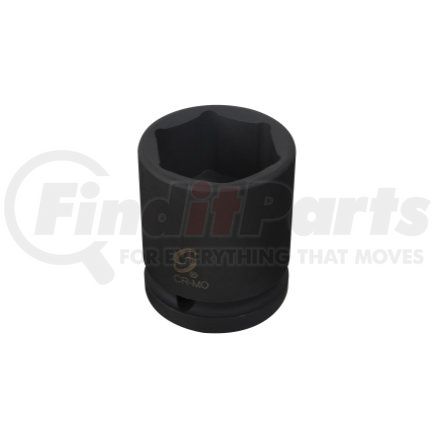 445M by SUNEX TOOLS - 3/4" Dr Std 6 Point Impact Socket, 45mm