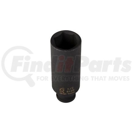 816D by SUNEX TOOLS - 1/4" Drive 6 Point Deep Impact Socket 1/2"