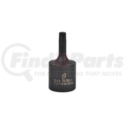 3670S3 by SUNEX TOOLS - 3/8" Drive Internal Star Impact Socket, T27