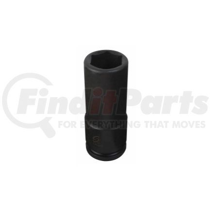 2617 by SUNEX TOOLS - 1/2" Drive 6 Point Extra Thin Wall Deep Impact Socket, 17mm