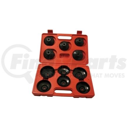 096950 by CTA TOOLS - 11 Piece Mechanic's Cap-Style Oil Filter Wrench Set