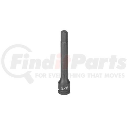 19074F by GREY PNEUMATIC - 3/8" Drive x 7/32" Hex Driver 4"