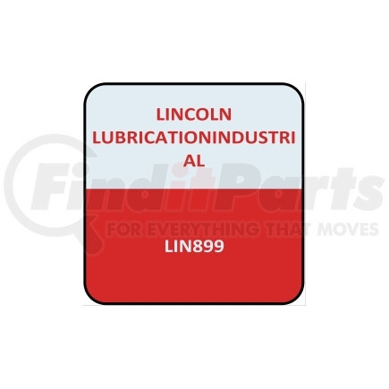 899 by LINCOLN INDUSTRIAL - Mechanical  Metric Lube Meter