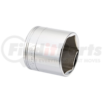 48236 by SK HAND TOOL - 1/2" Dr STD 6 Pt  Socket Chrome, 36mm