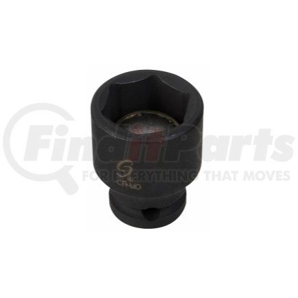 815MMG by SUNEX TOOLS - 1/4" Drive 6 Point Magnetic Impact Socket 15mm