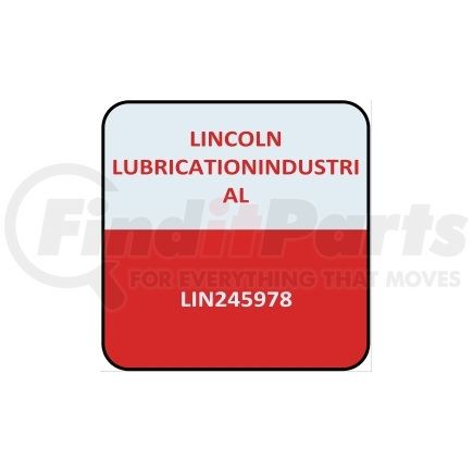245978 by LINCOLN INDUSTRIAL - Hydraulic Couplers, Standard