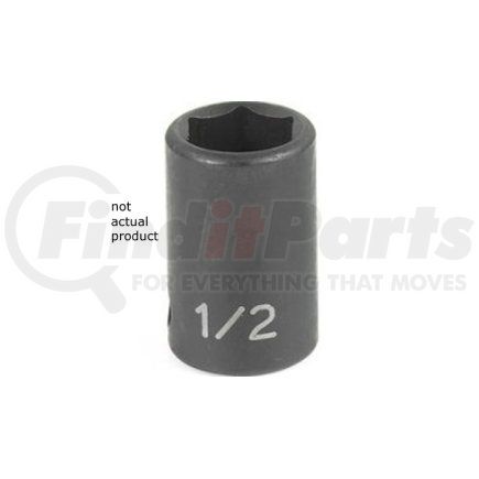 1021M by GREY PNEUMATIC - 3/8" Drive x 21mm Standard Impact Socket