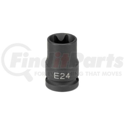 2124ET by GREY PNEUMATIC - 1/2" Drive x E24 External Star Impact Socket