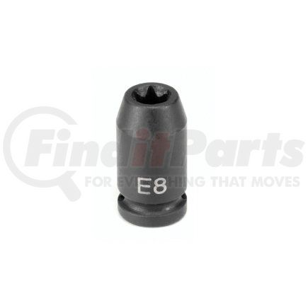 908ET by GREY PNEUMATIC - 1/4" Drive x E8 External Star Impact Socket