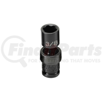 912US by GREY PNEUMATIC - 1/4" Surface Drive x 3/8" Standard Universal Socket