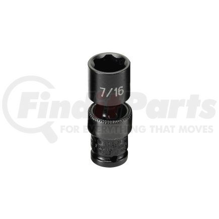 914US by GREY PNEUMATIC - 1/4" Surface Drive x 7/16" Standard Universal Socket