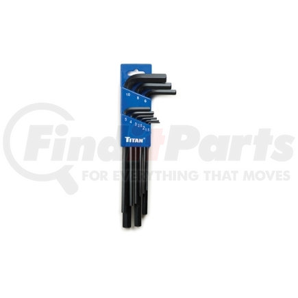 12719 by TITAN - 9 pc Metric Long Hex Key Set