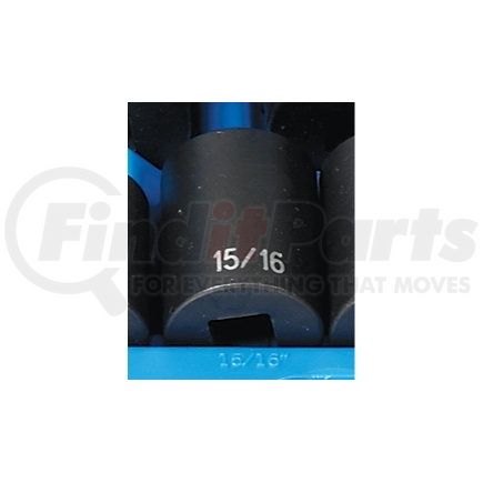 2130R by GREY PNEUMATIC - 1/2" Drive x 15/16" Standard Impact Socket- 12 Point