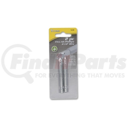 16240 by TITAN - 2 pc Fits-All-PhillipsÂª Bit Set